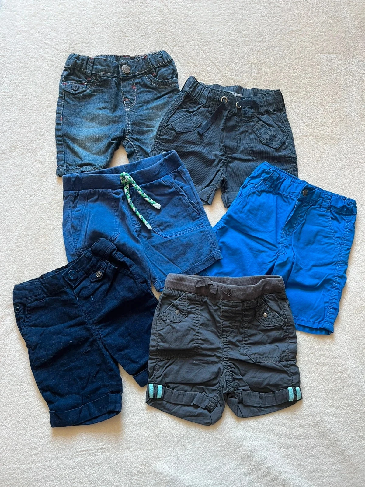 Lot de shorts bébé garçon ultra stylés 12 mois 👶